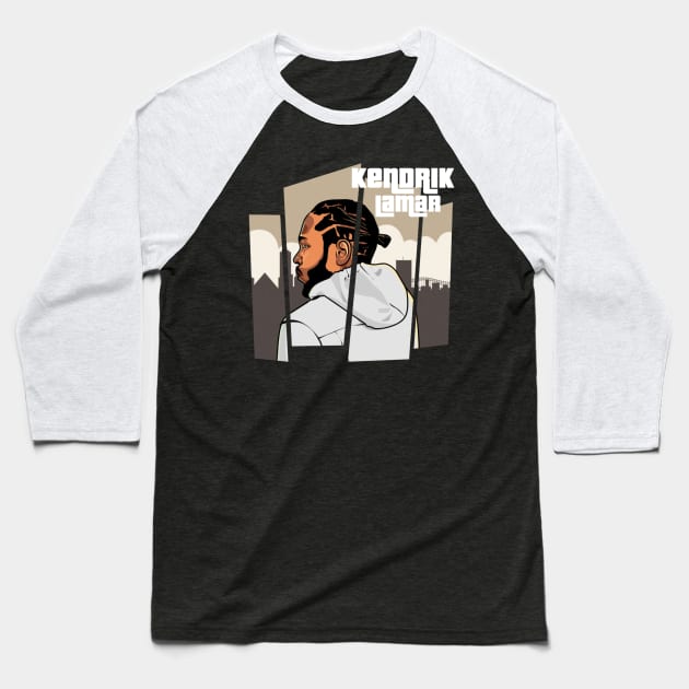Kendrick L. Baseball T-Shirt by BandarTogel05
